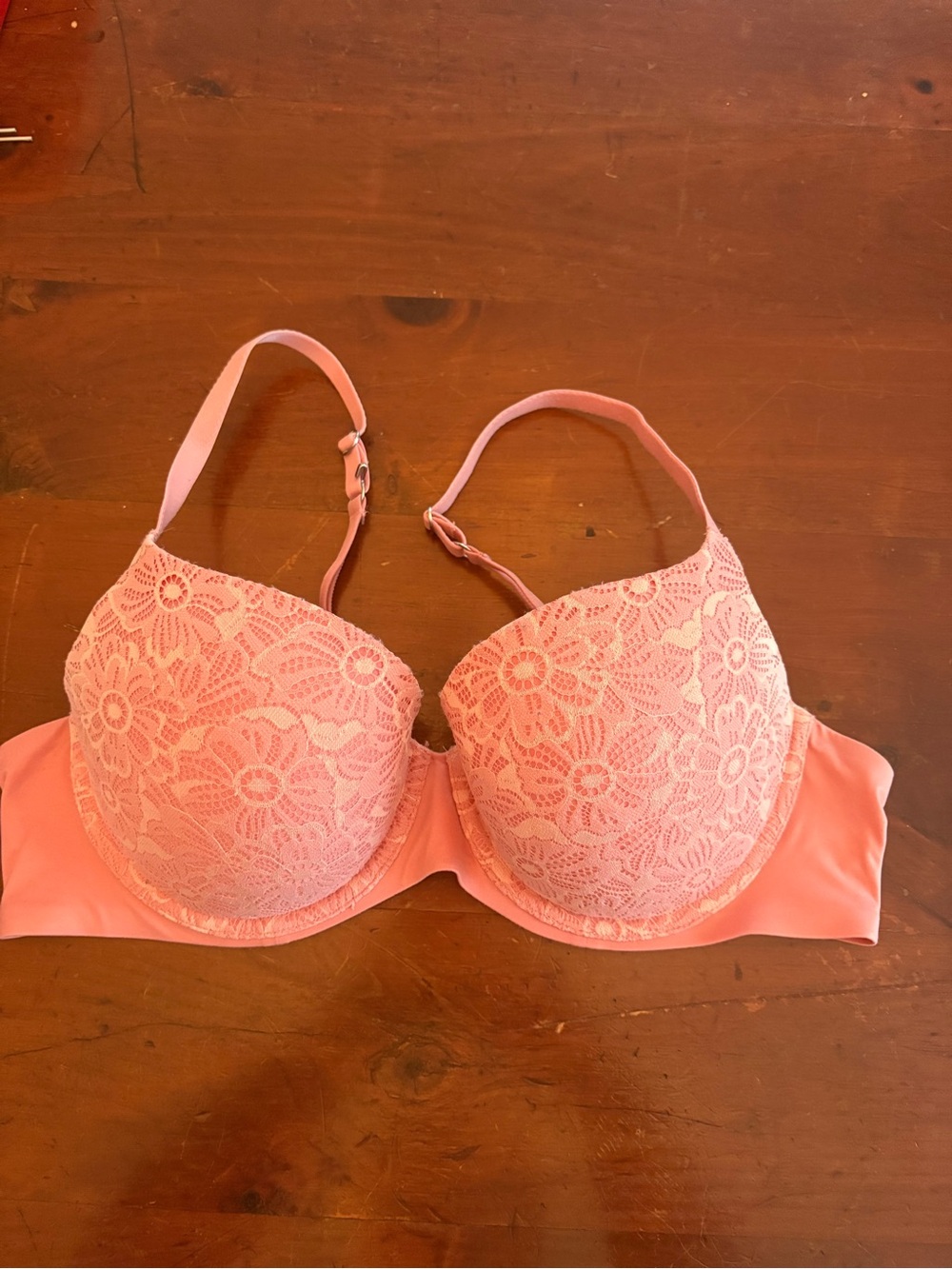 Aerie pink lace bra